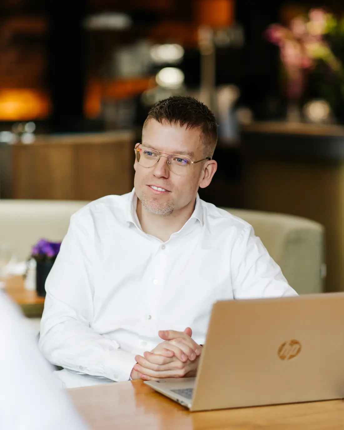 Justin Rozendaal in gesprek